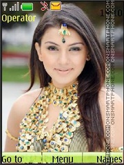 Hansika Motvani theme screenshot