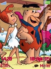 Скриншот темы Flintstones (picapiedras)