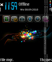 Magical Touch tema screenshot