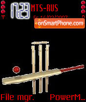 Animated Cricket World Cup tema screenshot