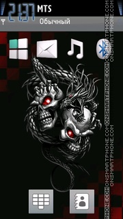 Skulls 334 theme screenshot