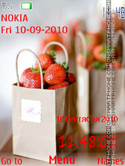 Strawberry theme screenshot