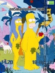 Скриншот темы The simpson