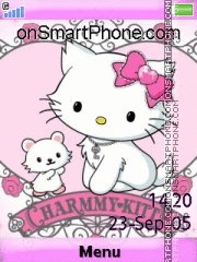 Скриншот темы Pink Kitty 03