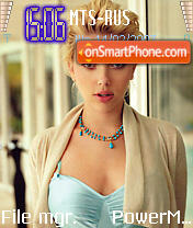 Scarlett Johansson tema screenshot