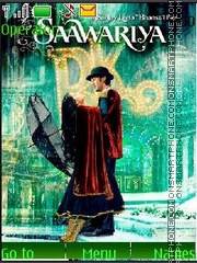 Saawariya tema screenshot