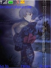 Rei Ayanami festival theme screenshot