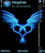 Blue Symbol tema screenshot