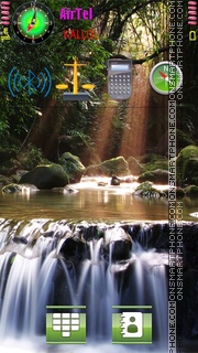 Waterfall V1 es el tema de pantalla