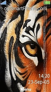 Tiger Eye 02 tema screenshot