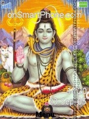 Lord Shiva 01 theme screenshot