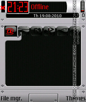 Emboss 3d 01 theme screenshot