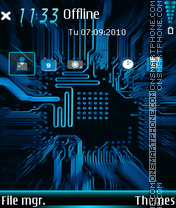 Circuit es el tema de pantalla