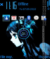Blue dream 01 theme screenshot