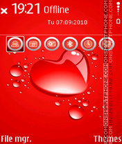 Love Drops Theme-Screenshot