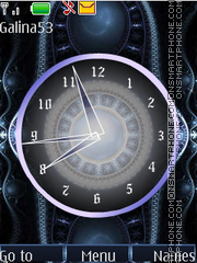 Analg clock anim tema screenshot