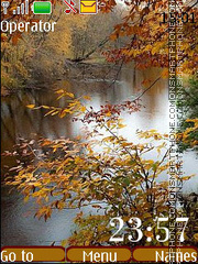  Autumn Water es el tema de pantalla