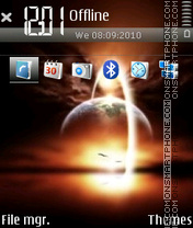 Capture d'écran SunSet 15 thème