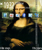 Скриншот темы Mona Lisa Da Vinci L. v1