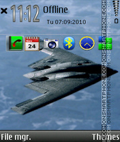 Capture d'écran B2 bomber thème