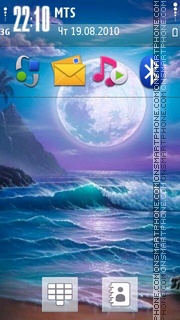 Nature Wave tema screenshot