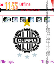 Olimpia the best club of the world tema screenshot