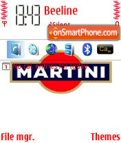 Martini es el tema de pantalla