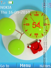 Super Clock theme screenshot