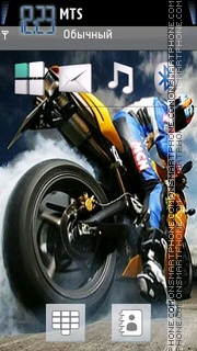 Скриншот темы Extreme Bike 01