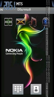 Nokia Abstract 02 theme screenshot