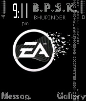 Capture d'écran EA Games thème