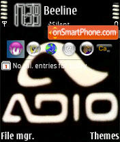 Adio theme screenshot