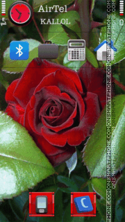 Black Rose es el tema de pantalla