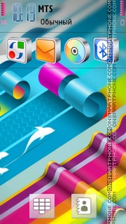 Abstract Colors 04 Theme-Screenshot