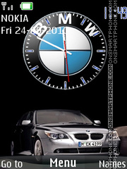 Bmw X6 Clock tema screenshot