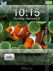 I Phone Clock es el tema de pantalla