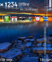 Sundown S60 v3 es el tema de pantalla