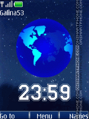 Each clock animation es el tema de pantalla