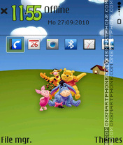 Pooh Friends tema screenshot