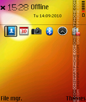 Capture d'écran Mix-color thème