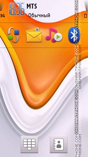 Capture d'écran Orangeplastic thème