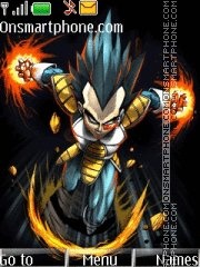 Dark Vegeta theme screenshot