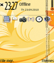 Torange theme screenshot