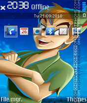 Capture d'écran Peter Pan thème