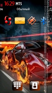 Fire Lambo theme screenshot