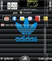 Just adidas by ishaque theme screenshot