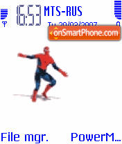 Animated Spiderman Dancing theme screenshot