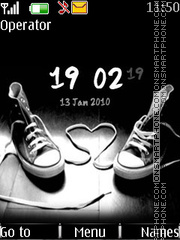 Converse clock tema screenshot