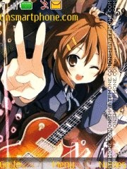 Yui Hirasawa theme screenshot