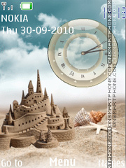 Sand castle es el tema de pantalla